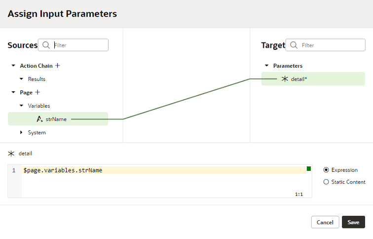 action-chain-editor-callactionchain-map.pngの説明は以下のとおりです