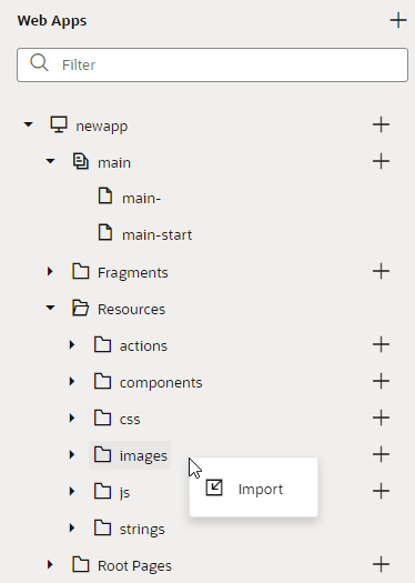 artifact-browser-import-resource.pngの説明は以下のとおりです