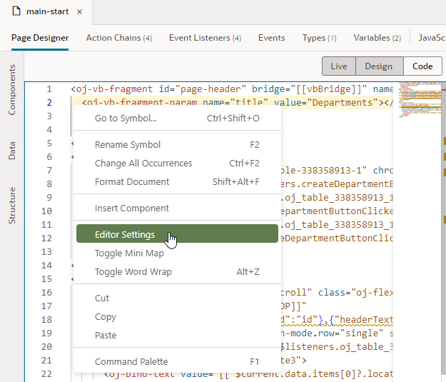 code-editor-settings.pngの説明は以下のとおりです