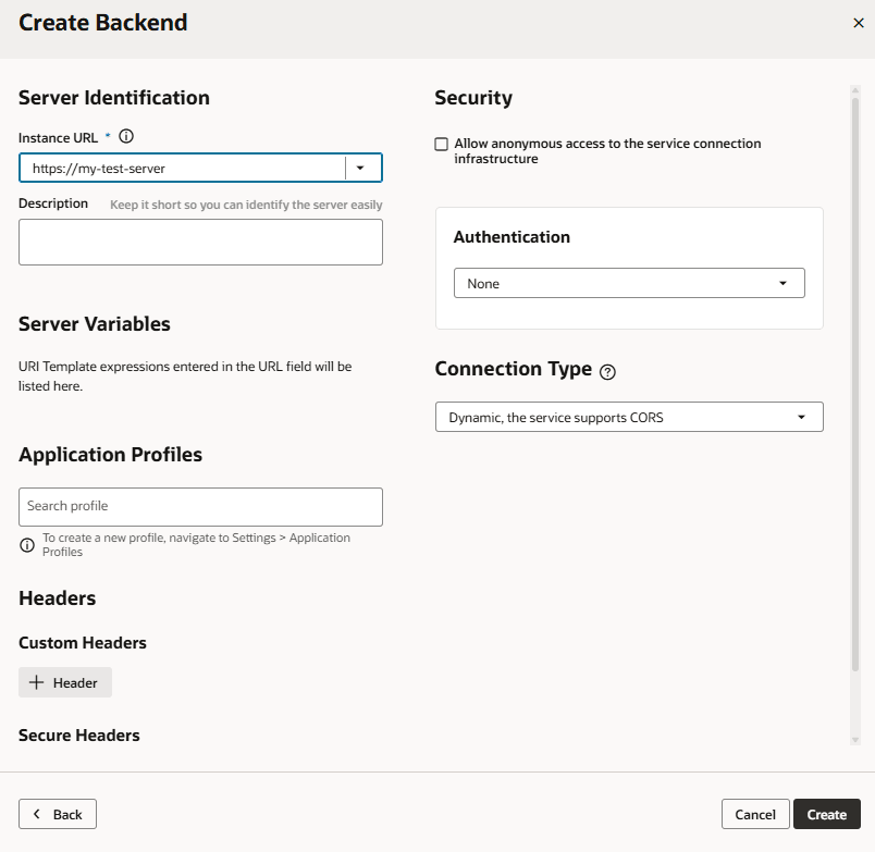 create-backend-details-vis-apps.pngの説明は以下のとおりです