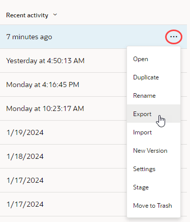 export-application.pngの説明は以下のとおりです