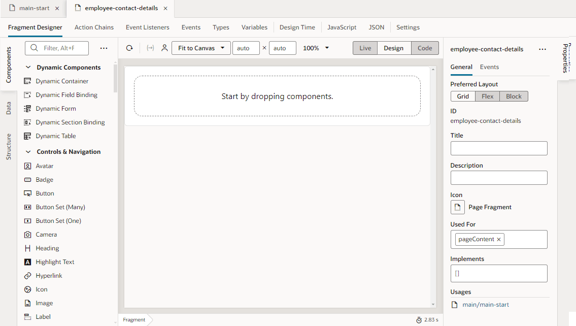 fragment-designer-view.pngの説明は以下のとおりです