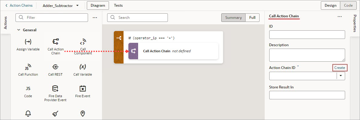 jsac-add-call-action-chain-action.jpgの説明は以下のとおりです