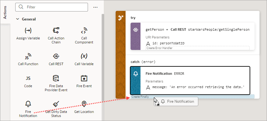 jsac-create-finally-block.pngの説明は以下のとおりです jsac-create-finally-block.pngの説明は以下のとおりです