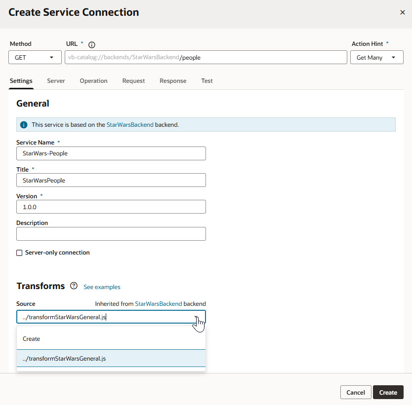 jsac-create-service-connection-backend.jpgの説明は以下のとおりです