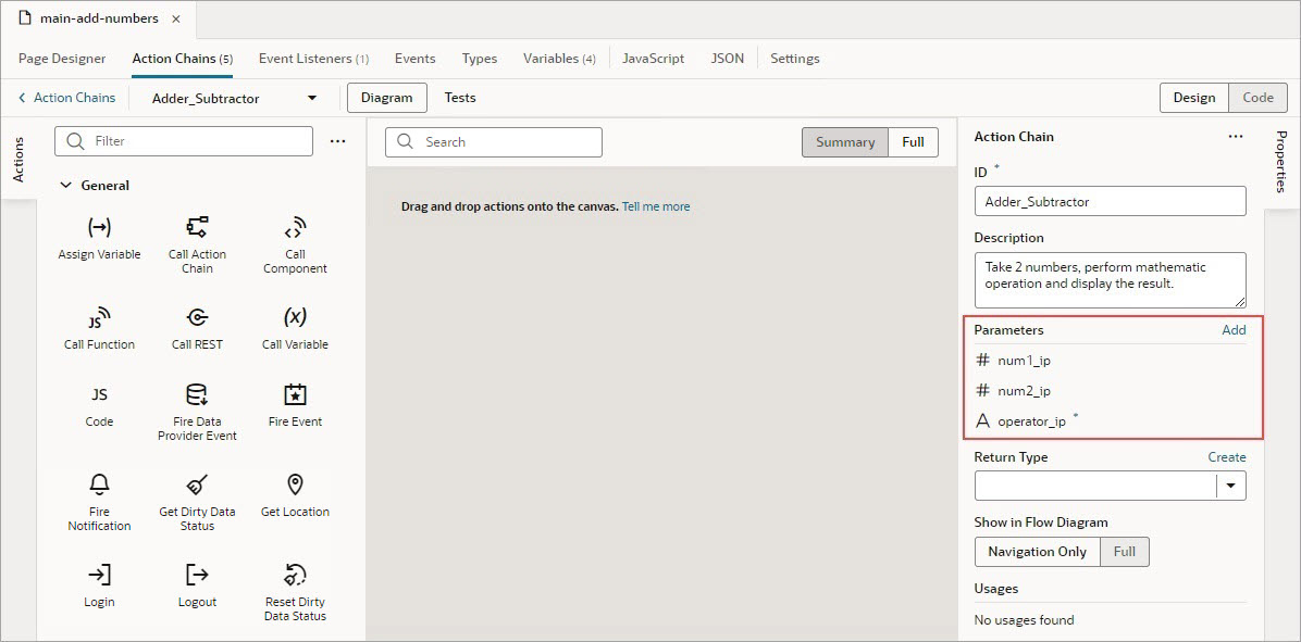 jsac-input-param-action-chain.jpgの説明は以下のとおりです