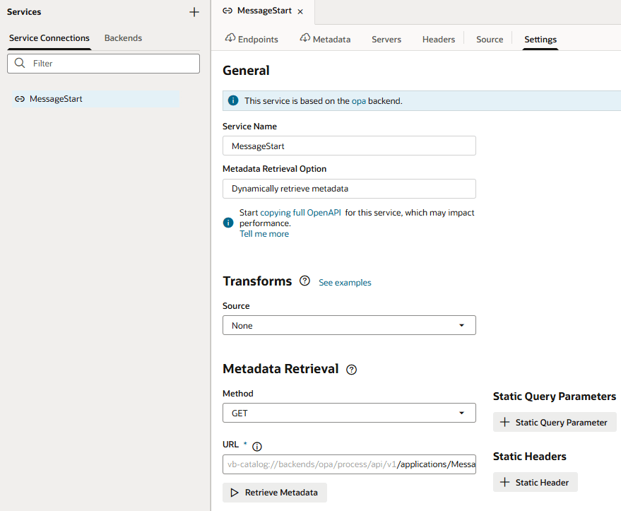 opa-new-service-connection.pngの説明は以下のとおりです opa-new-service-connection.pngの説明は以下のとおりです