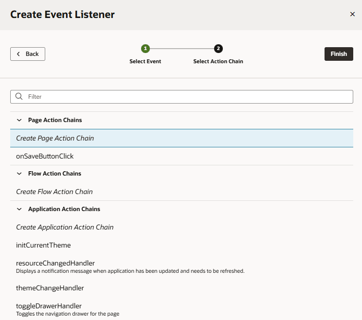 page-designer-settings-selectaction.pngの説明は以下のとおりです