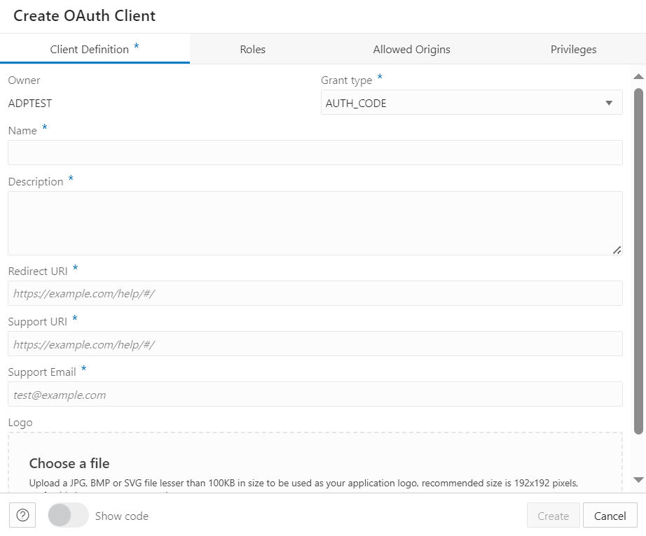 create-client.pngの説明は以下のとおりです