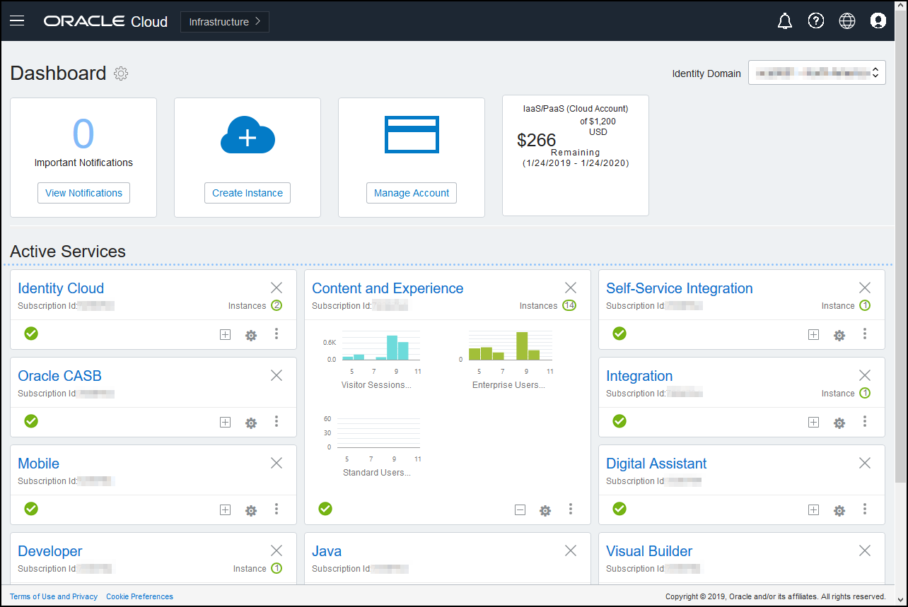 infrastructureclassicconsoledashboard.pngの説明は以下のとおりです infrastructureclassicconsoledashboard.pngの説明は以下のとおりです