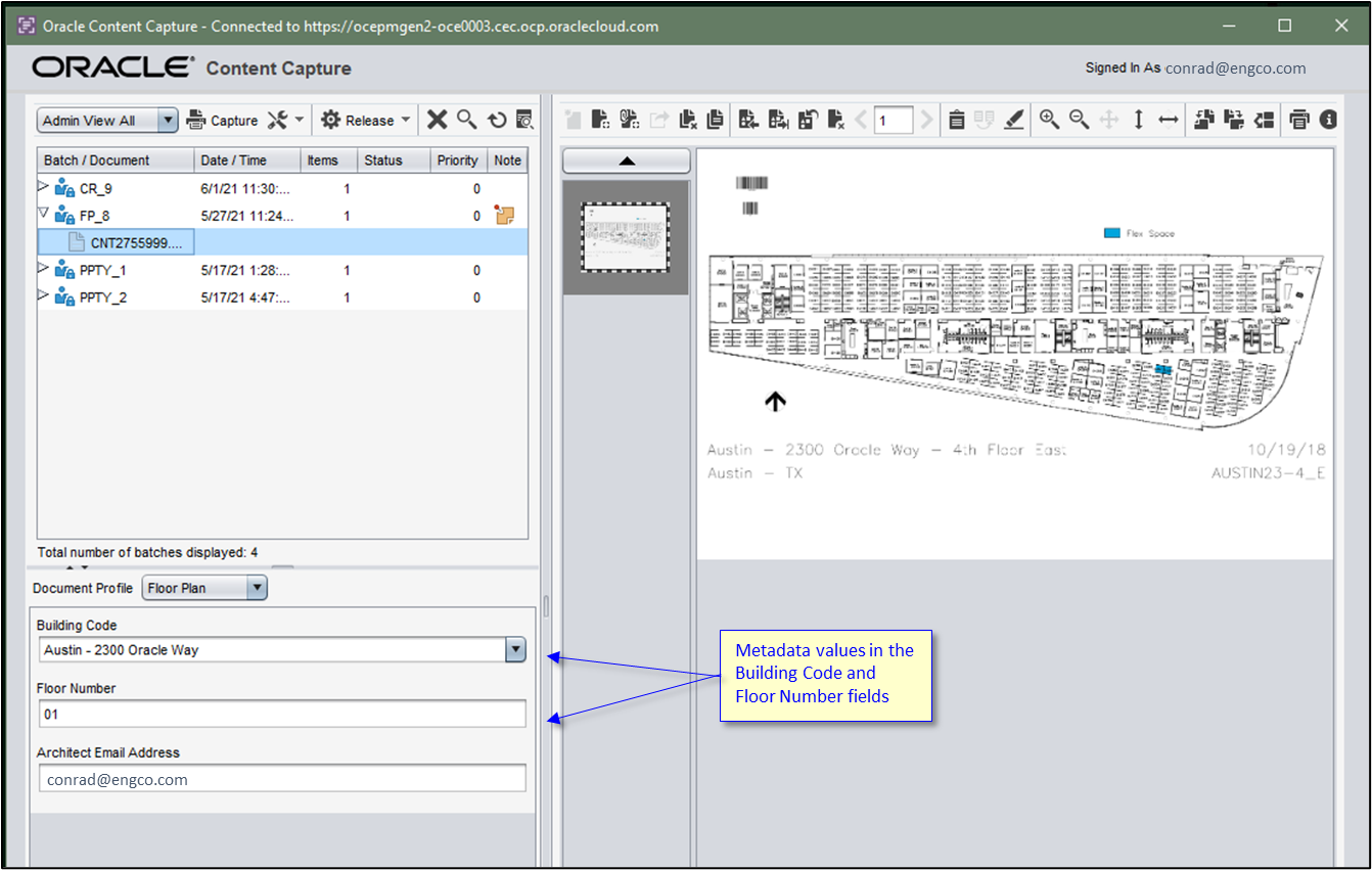 Creating a barcode recognition job. Creating a barcode recognition job.
