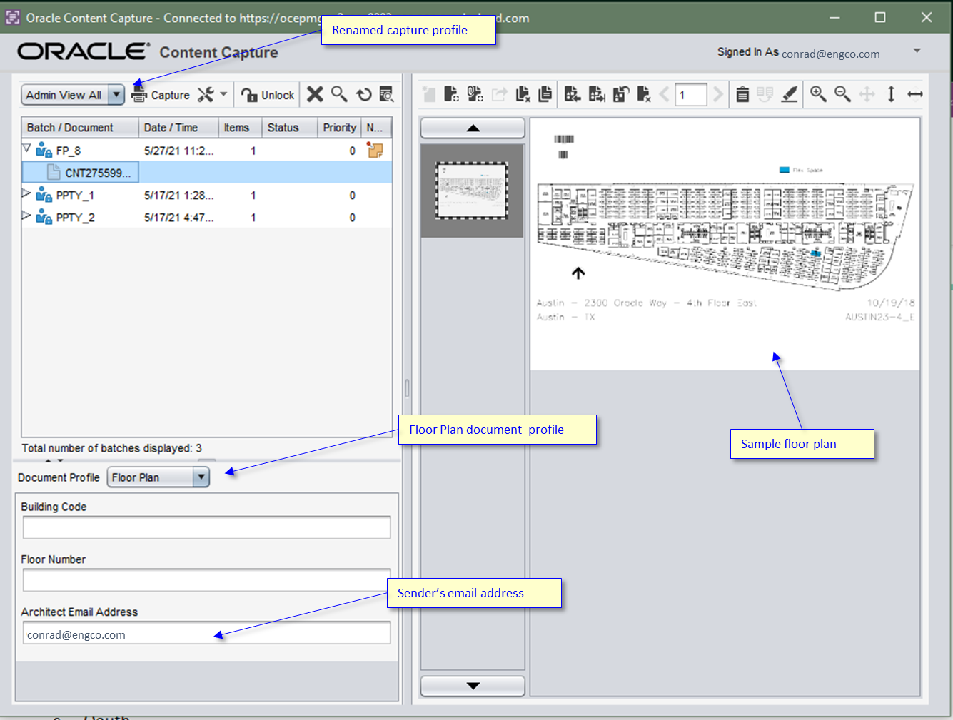 Creating an import job. Creating an import job.