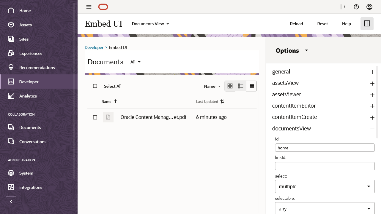 この図は、UIコンフィギュレータを示しています。 この図は、UIコンフィギュレータを示しています。