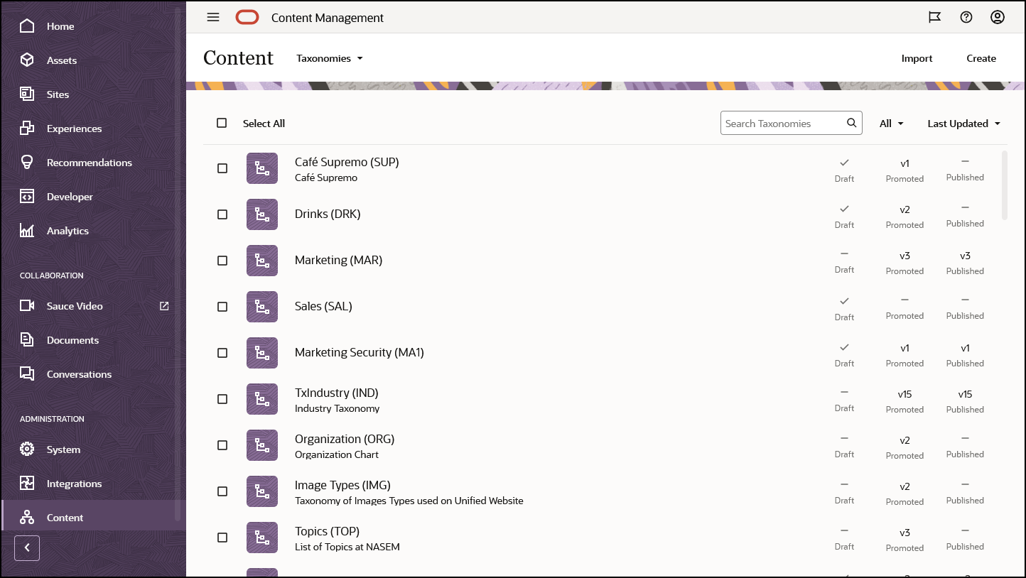 タクソノミ・ページ