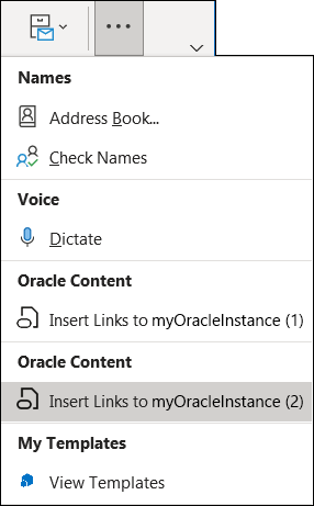 メッセージ・メニュー メッセージ・メニュー