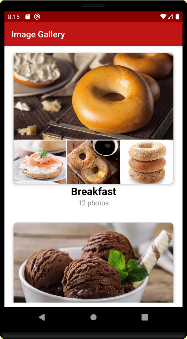 This image shows images in the Breakfast category.