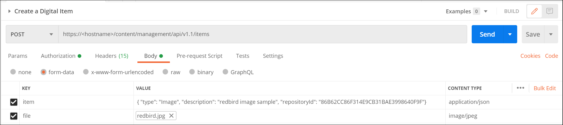 デジタル・アイテムの作成