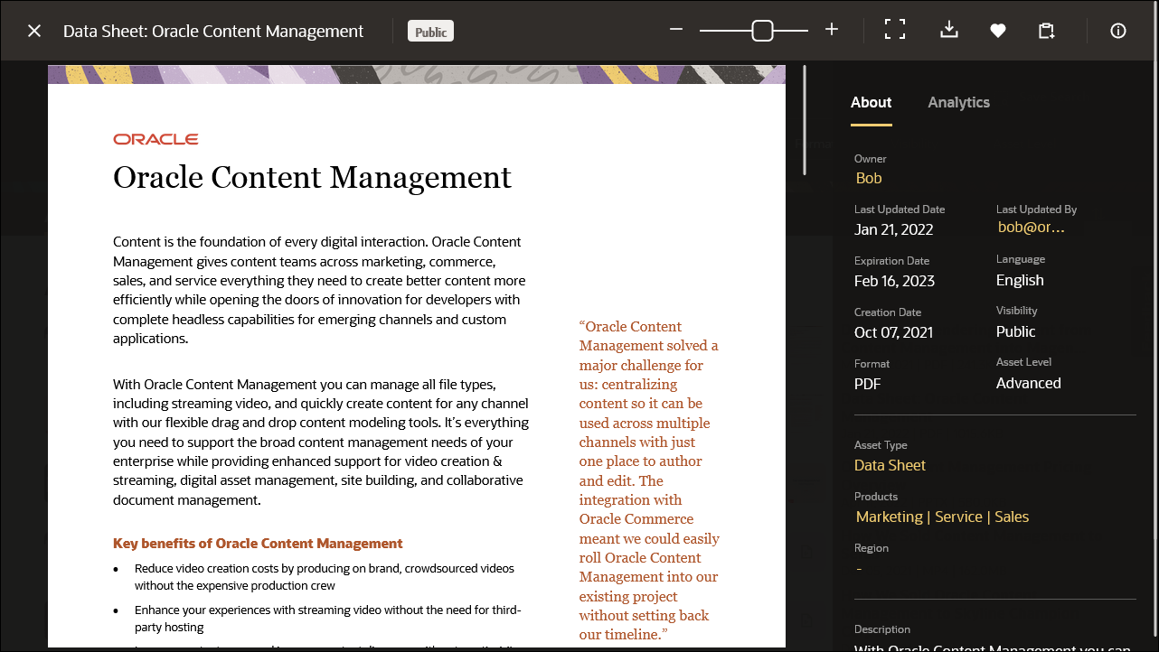 This image shows an asset in the viewer.