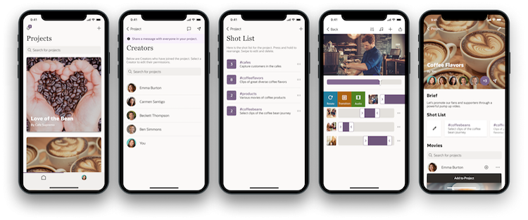 Sauce Video mobile apps.