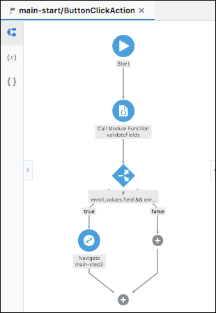vbcs_button_click_action.pngの説明は以下のとおりです vbcs_button_click_action.pngの説明は以下のとおりです