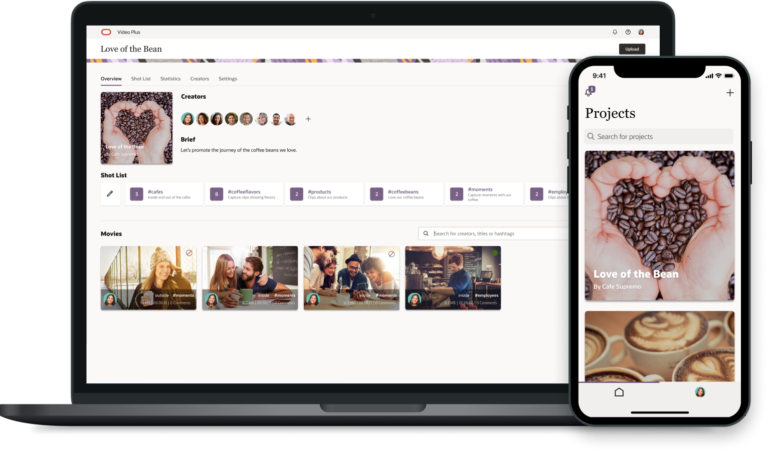 Sauce Videoユーザー・インタフェース(リンクされたトピックを参照)