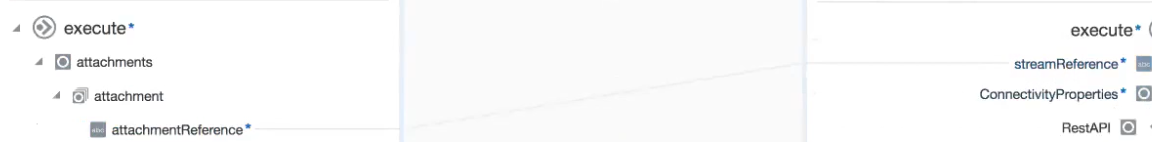 ソースattachmentReferenceはターゲットstreamReferenceにマップされました