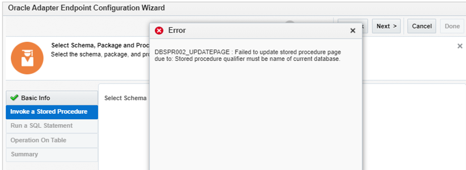 「ストアド・プロシージャ」の起動ページに次のエラーが表示されます: ストアド・プロシージャ・クオリファイアは現在のデータベースの名前である必要があるため、ストアド・プロシージャ・ページの更新に失敗しました。 「ストアド・プロシージャ」の起動ページに次のエラーが表示されます: ストアド・プロシージャ・クオリファイアは現在のデータベースの名前である必要があるため、ストアド・プロシージャ・ページの更新に失敗しました。