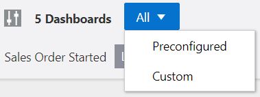 ダッシュボード・タイプ・リスト