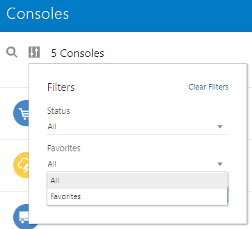 リストのフィルタ