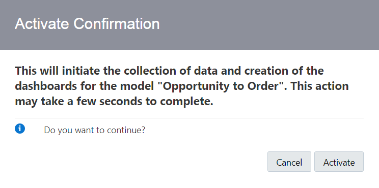 「アクティブ化の確認」ダイアログ