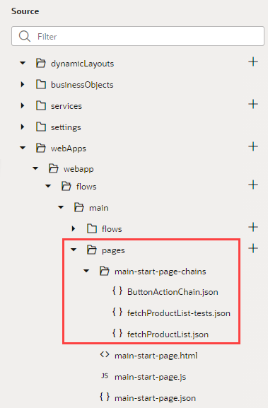 action-chains-json-source-view.pngの説明は以下のとおりです
