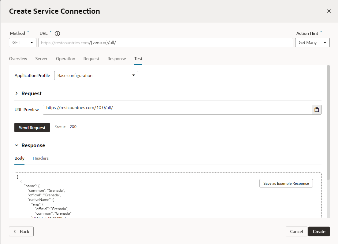レスポンスの送信ダイアログ