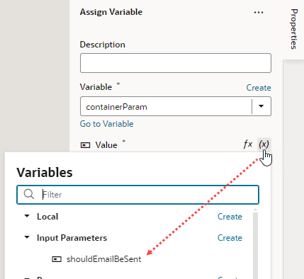 fragment-data-container-actionchain-assignvariable-mapping.pngの説明は以下のとおりです