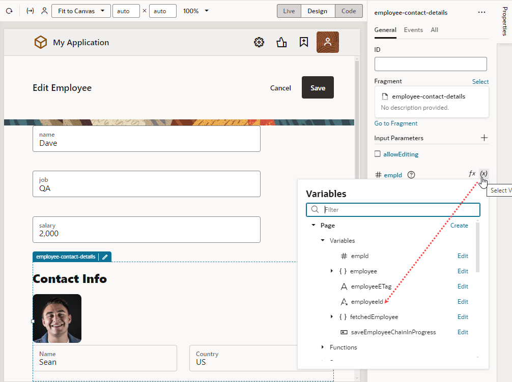 fragment-data-inputparameter-employeeid.pngの説明は以下のとおりです fragment-data-inputparameter-employeeid.pngの説明は以下のとおりです