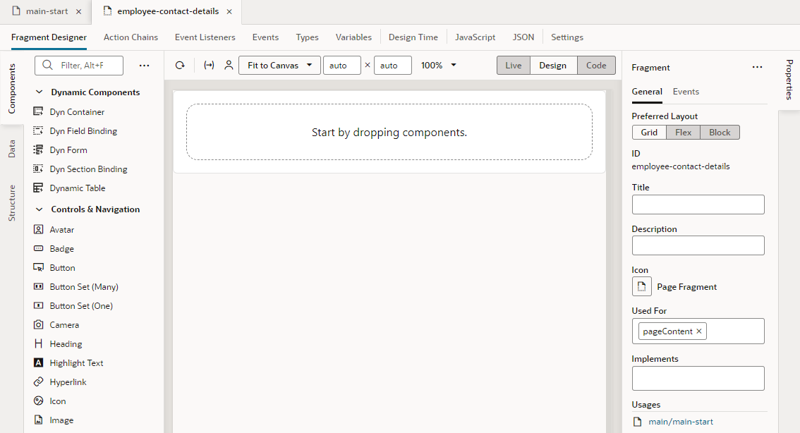 fragment-designer-view.pngの説明は以下のとおりです