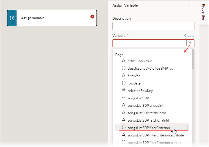jsac-assign-action-pick-sdp.pngの説明は以下のとおりです