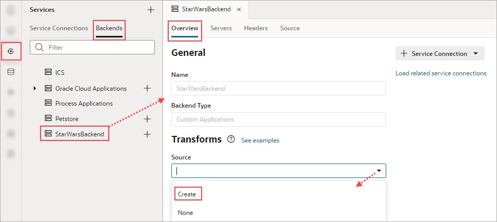jsac-create-transforms-backend.jpgの説明は以下のとおりです