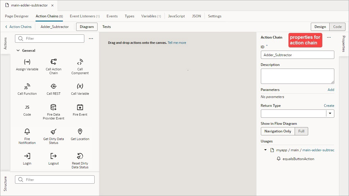 jsac-empty-action-chain-editor.jpgの説明は以下のとおりです