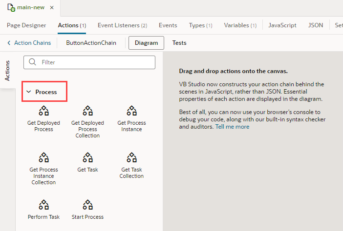 process-action-chain-editor.pngの説明は以下のとおりです