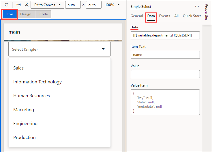 sdp-single-select-live.pngの説明は以下のとおりです