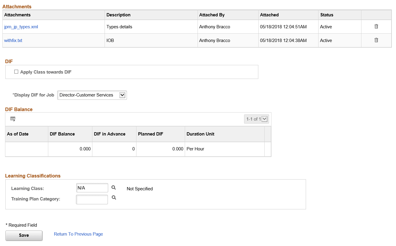 Supplemental Learning (add) page (2 of 2)
