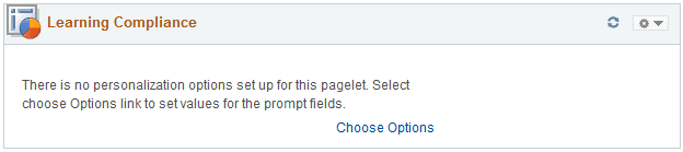Learning Compliance pagelet before choosing options