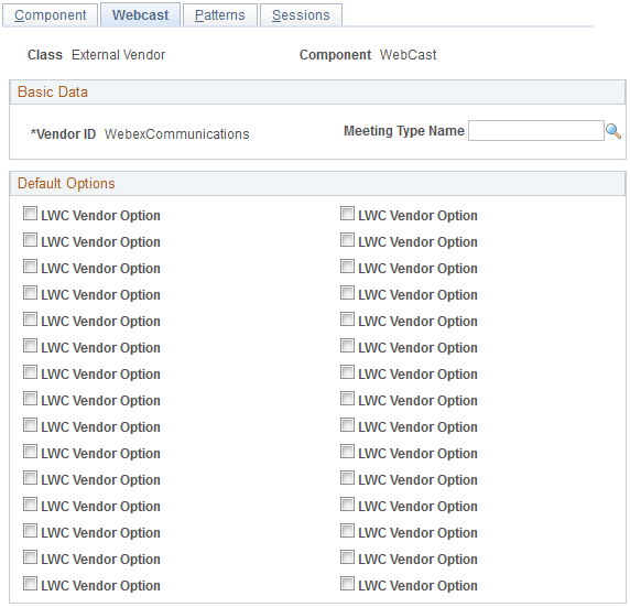 Webcast page (1 of 2)