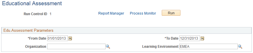 Educational Assessment page