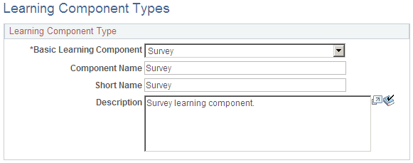 Learning Component Types page