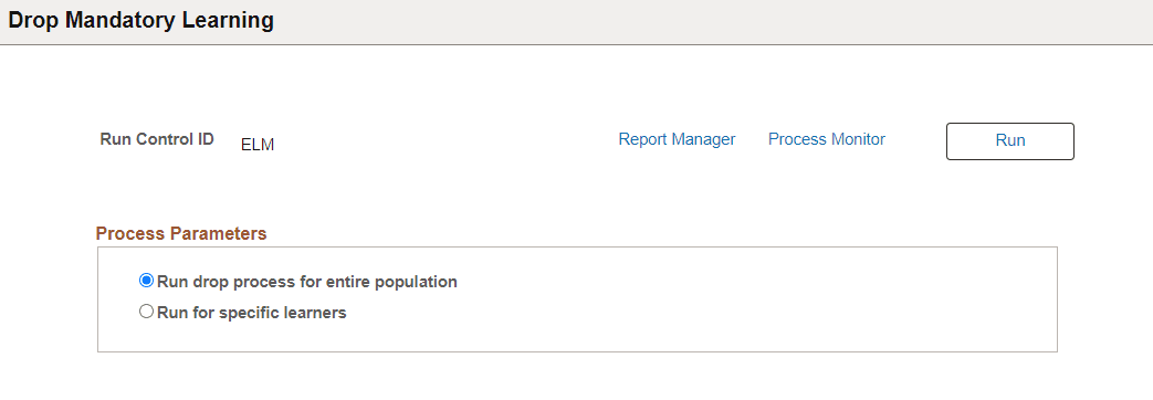 Drop Mandatory Learning