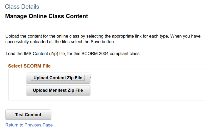 Manage Online Class Content_SCORM