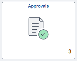 Approvals Tile