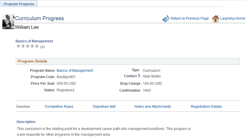 <><Program> Progress page (1 of 2)