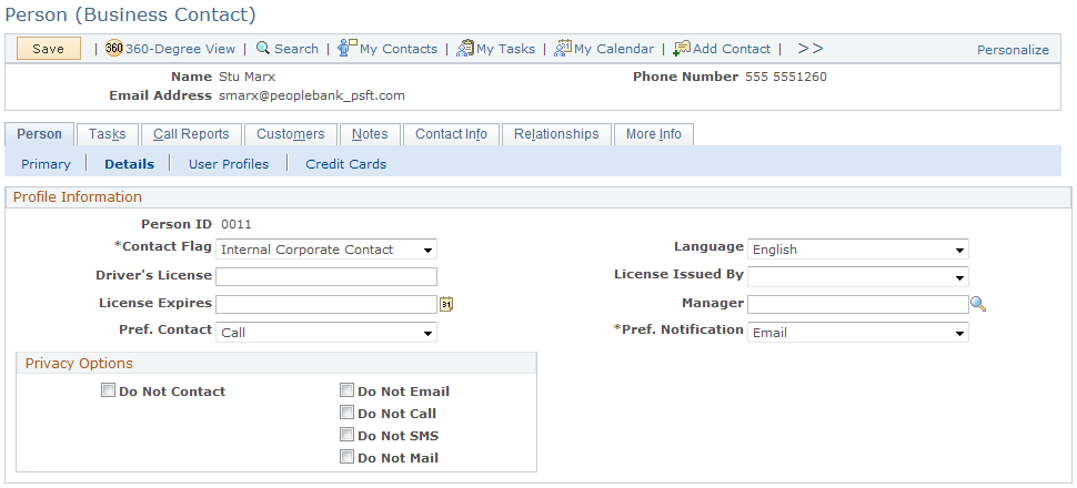 <>Person (<Role>) - Person: Details page
